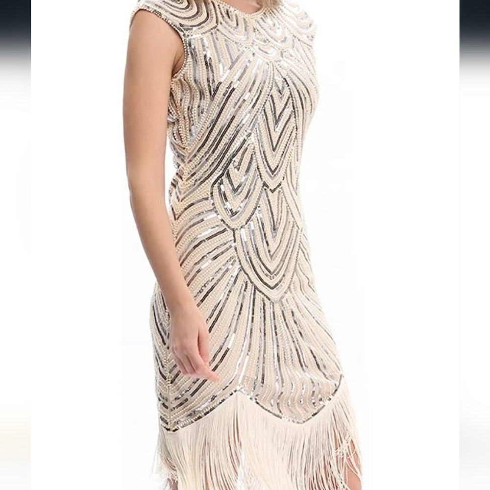 NWT Sequins 20s Dress